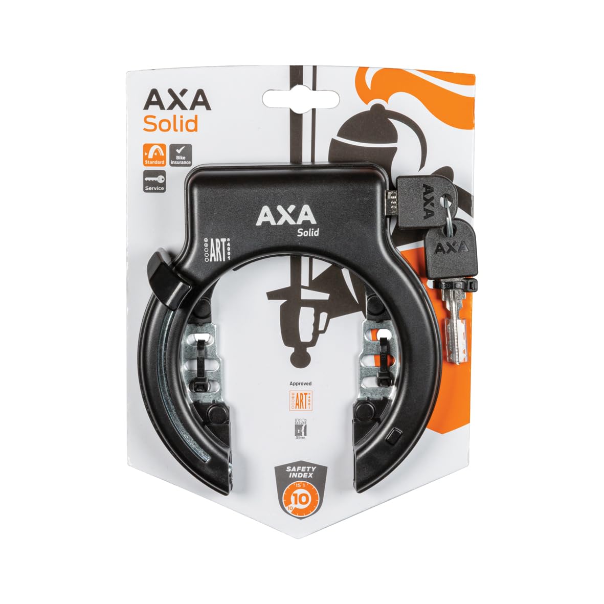 Frame Lock Victory AXA Victory Frame Lock Black/Grey - Bike Ring