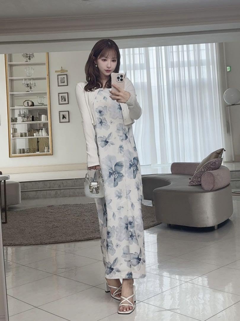 GRL3点セット 2Way 水彩花柄浴衣セット　【fy027】 ショート 3点セット2Way水彩花柄浴衣セット[fy027] | レディース