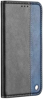 FHXD Compatible with Huawei Mate 20 Lite Case PU Leather Wallet Flip Case with Magnetic Stand Card Holder Slot Shockproof Protective Cover-Blue