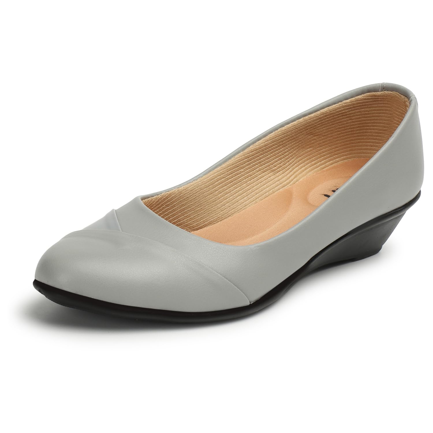 denill Women Soft Bottom Wedge Heel Ballet Flats-picture-48