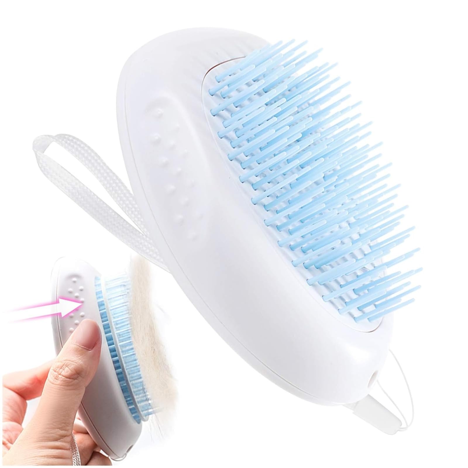 Cature Dog Massage Brush Professional Creative Dog Bath Brush Pet Grooming Brush Dog Hair Brush (Blue) (B0CM13TQRZ) Amazon Price History, Amazon Price Tracker