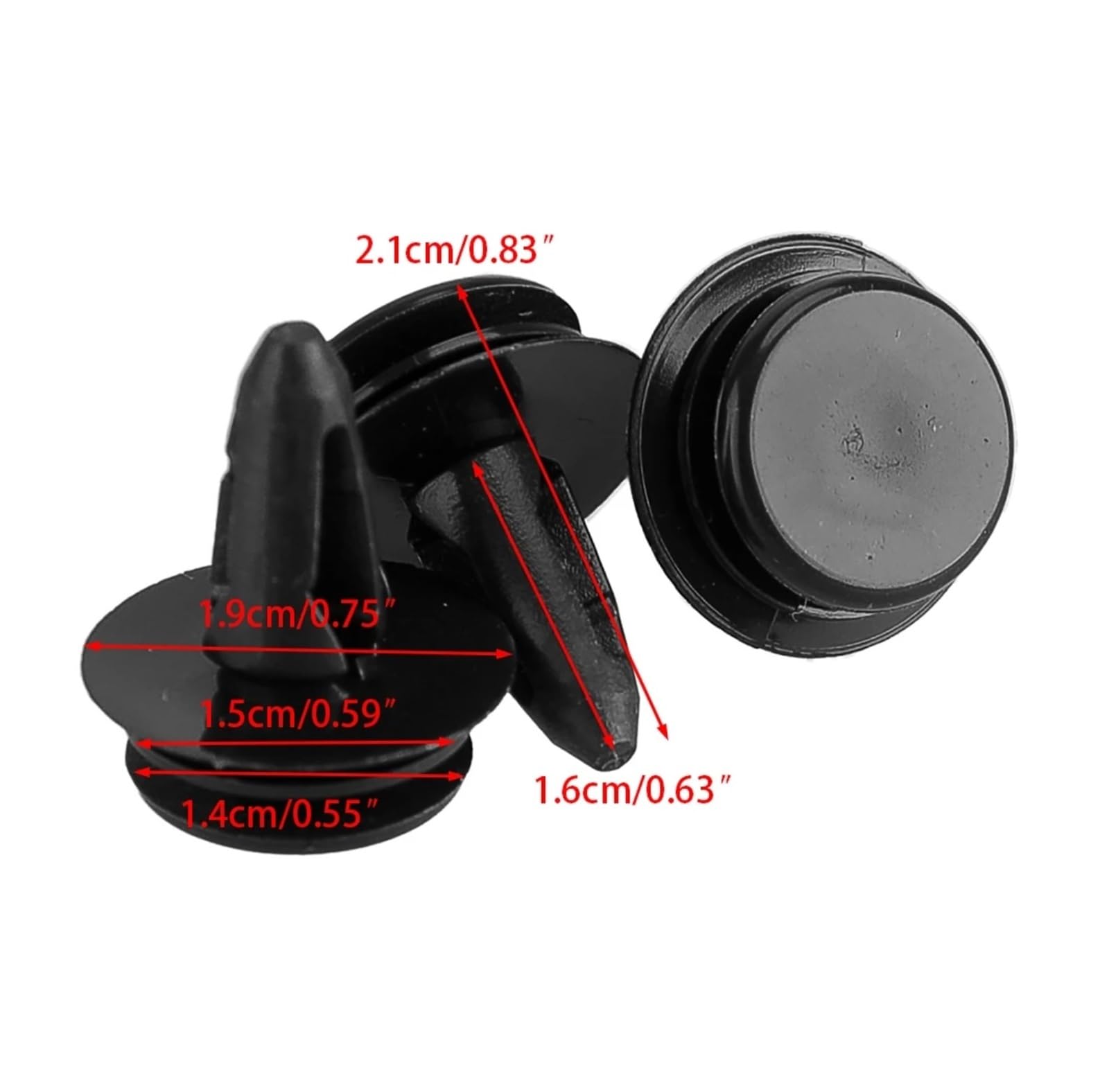 50Pcs Rear Boot Load Cover Parcel Shelf String Cord Retaining Clip Fastener Retainer 10116060 Fit for MG ZS 3 2018-2021
