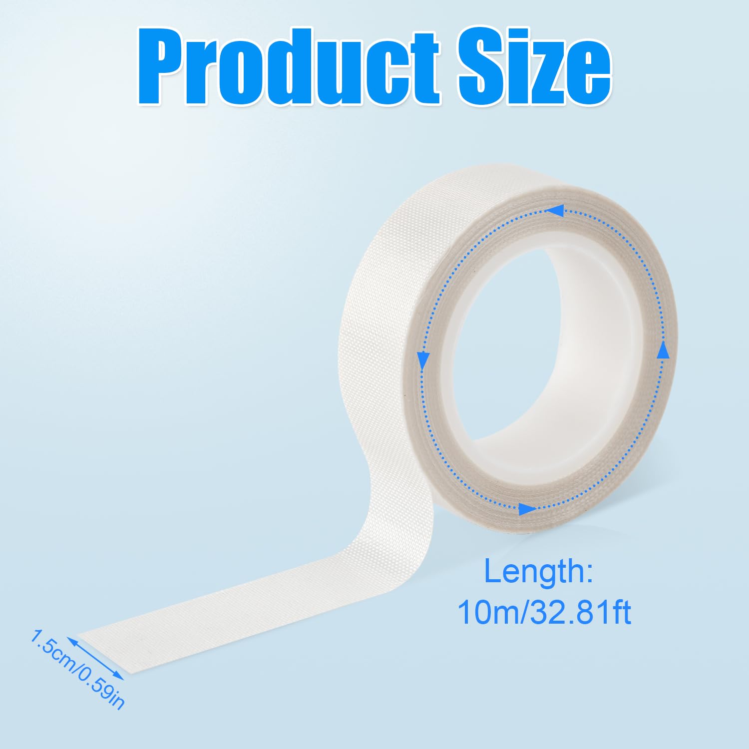 1,5cm x 10m 2 Rolki Tasma o Niskim Wspólczynniku Tarcia, Tasmy PTFE Tasma Przesuwania Szuflad Odpornosc Zapobiegajaca Skrzypieniu Ochrona Powierzchni Drewna, Szafek, Zaslon i Mebli (Biala)