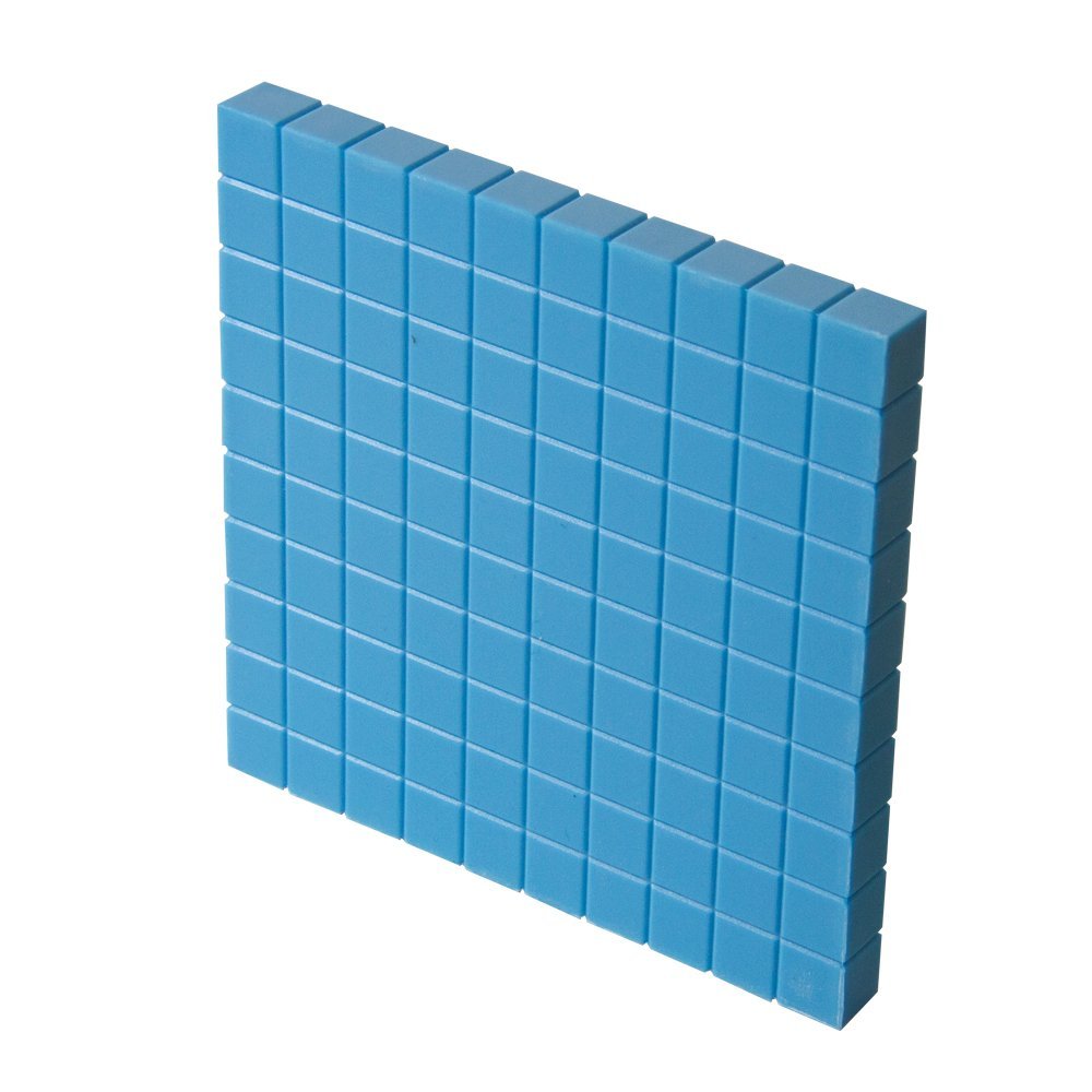 Buy hand2mind 1610 Blocks, Blue Plastic Base Ten Blocks, Place Value