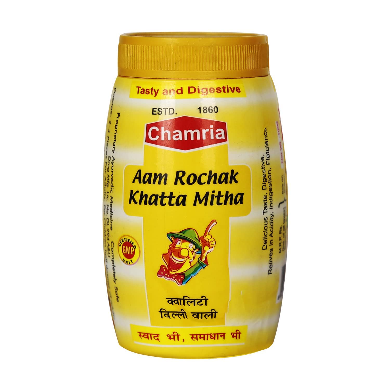Chamria Aam Pachak Tablet Khatti Mithi Tasty Digestive Tablets Good Health (200gm)