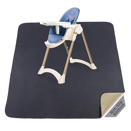 Tapete de salpicaduras para debajo de la silla alta, artes, manualidades, tapete de picnic al aire libre, tapete lavable para derrames de bebé,
