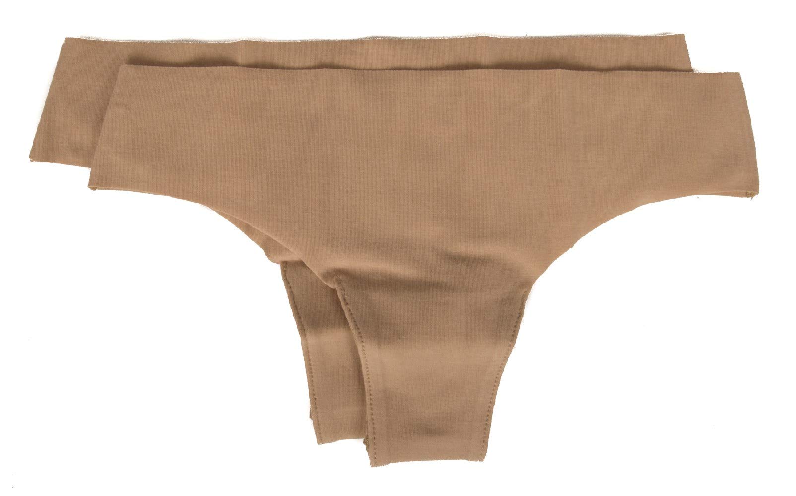 RAGNO Confezione 2 Slip Brasiliana Donna Bordato Liscio Zero Elastici Bipack Articolo 71126U Freedom Brasiliano, 098B Nudo, 4-Quarta (EU M - F 3 - USA S - GB 34)