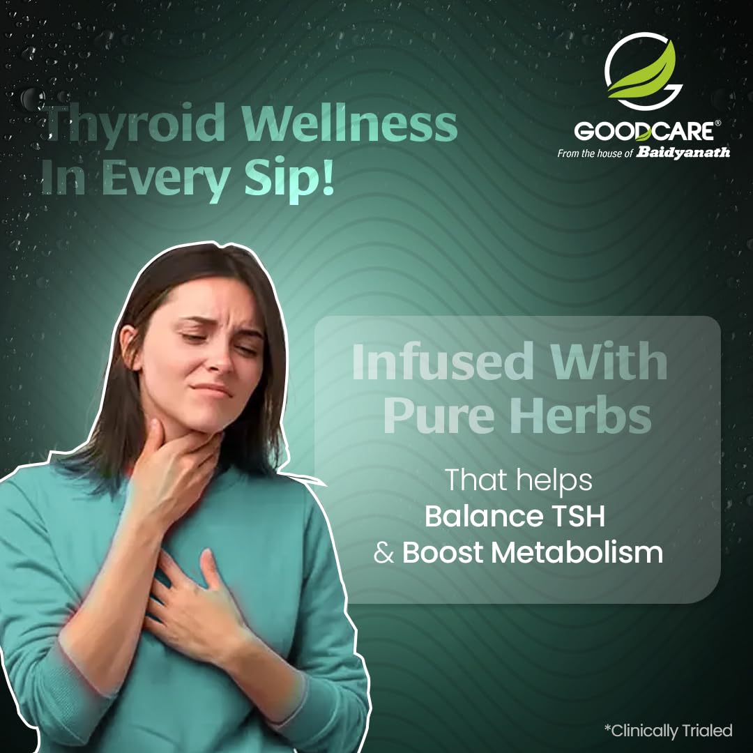 Goodcare Thyro Balance Juice-1000 Ml| Ayurvedic Thyroid Support| Better Metabolism| Balance Hormonal Changes| Natural Stress Reducer| With 10 Ayurvedic Ingredients For Immunity & Detox - Image 2 thumbnail