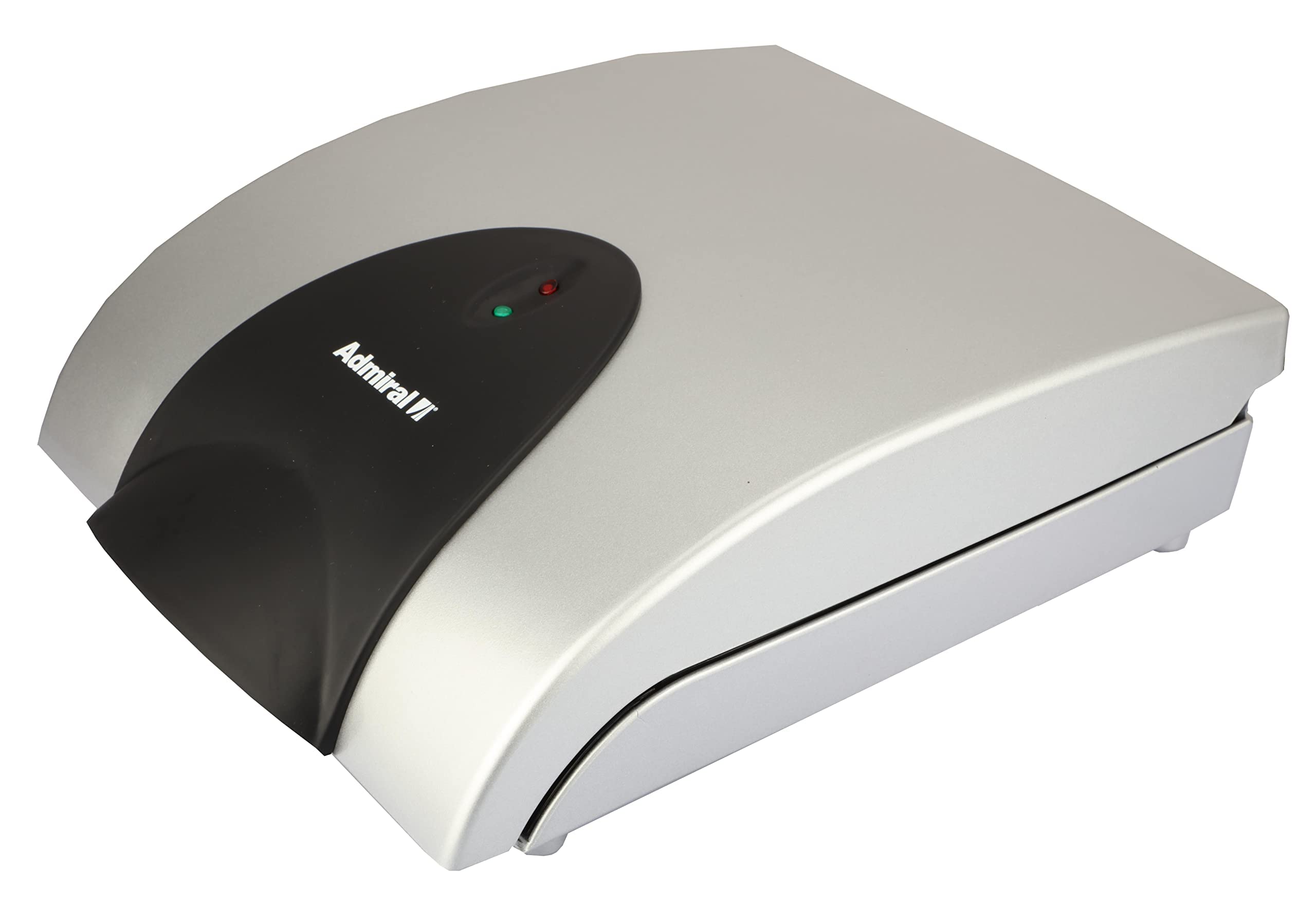 AdmiralDeep Fill 4 Slice Sandwich Maker, Non Stick Heating Plates for Easy Cleaning, 1200 Watt, ADS368-V, (1 Year Warranty), Silver