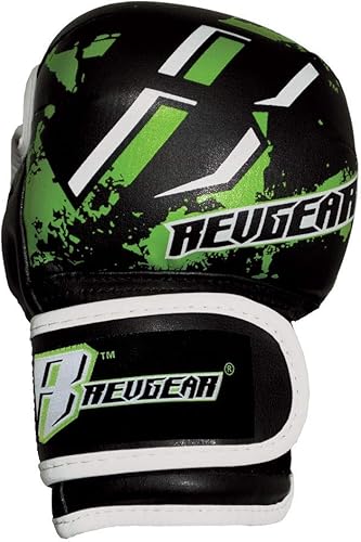 Miniatura 2 de Revgear Guantes de boxeo MMA para niños, serie de combate, guantes de boxeo juveniles, guantes de boxeo Muay Thai, pulgar protegido, ventilación