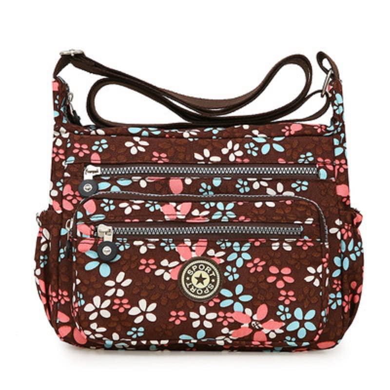 Image of Single shoulder Messenger Crossbody Bag Nylon Purse Satchel Travel Women Lady Fashion Top Handle