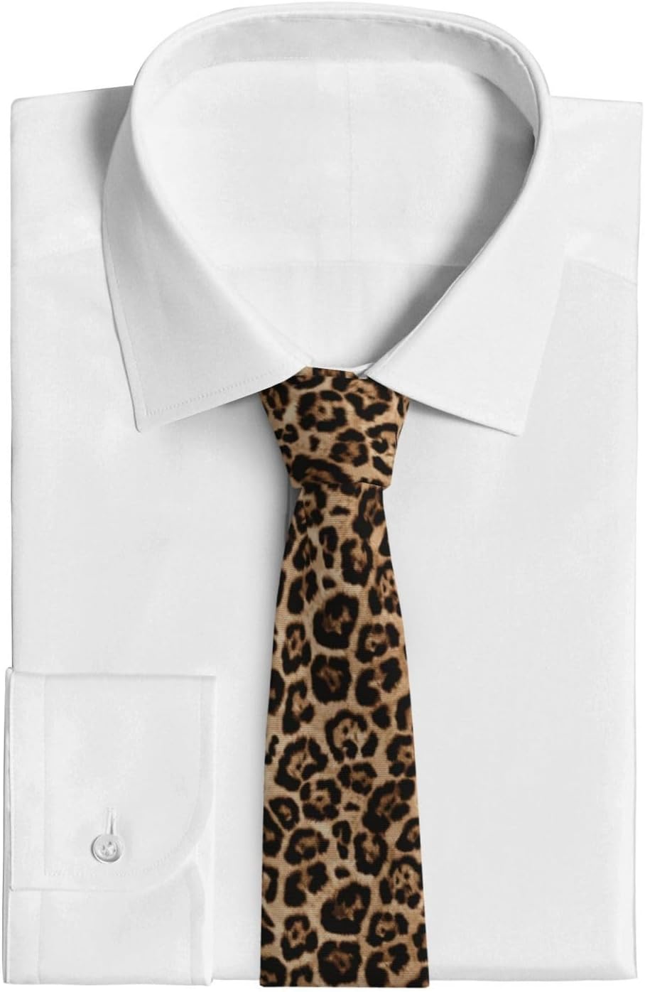 Classic Print Tie Comfortable Soft Novelty Necktie Unisex for Party Birthday Gift
