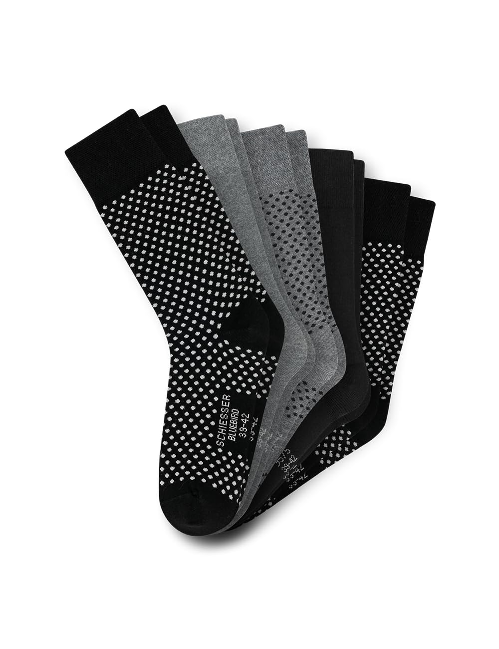 Schiesser Men's Assorted 4_183276 Stay Fresh Socks Pack Of 5, 43-46
