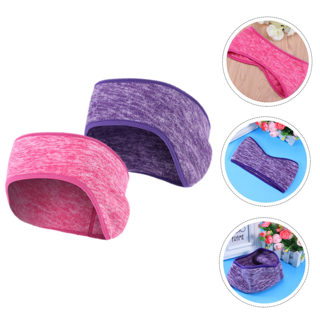 6 Pezzi Caldi Paraorecchie Sportivi Manica Uomo In Pile Polare