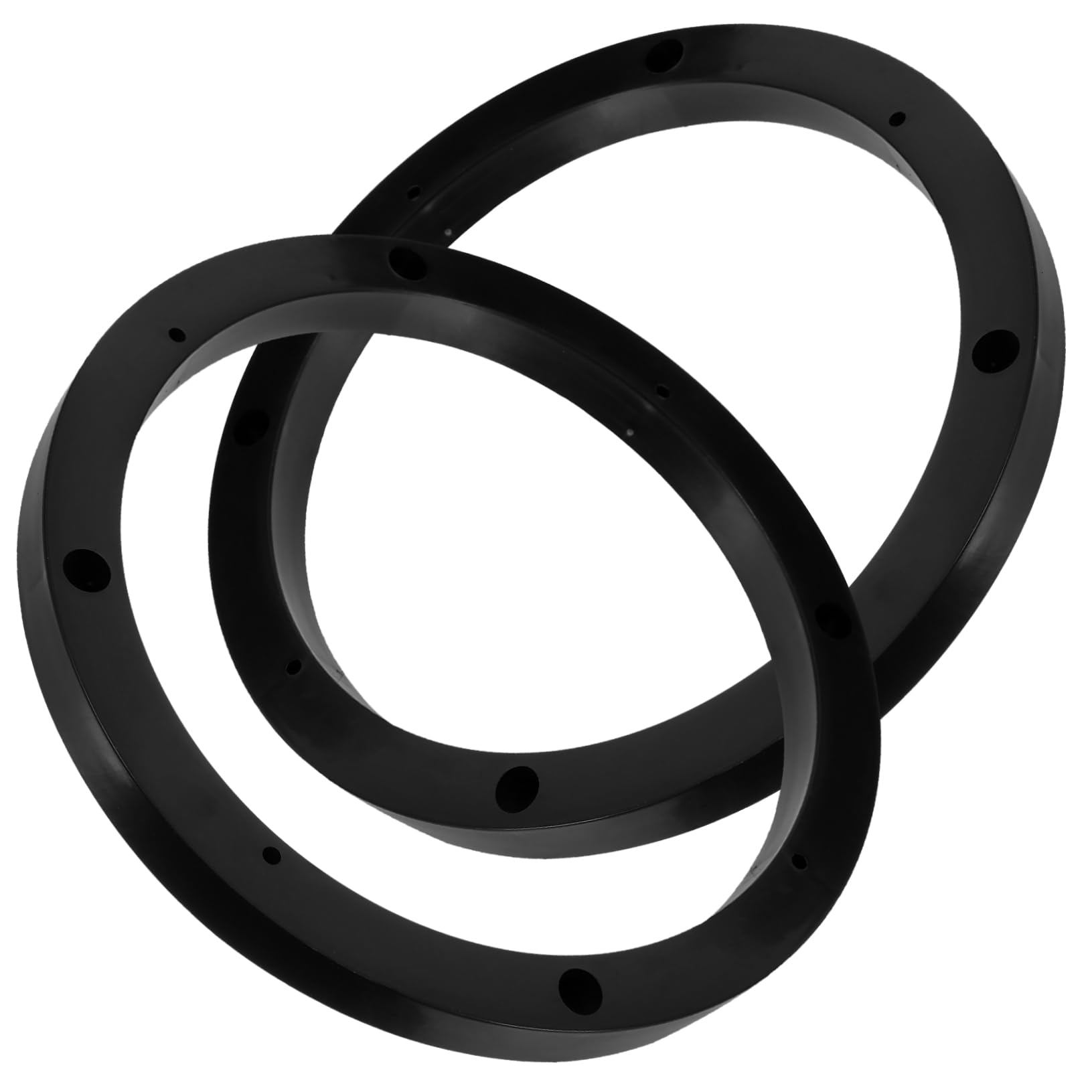 Healifty 1pair Car Speaker Spacer Ring Durable Plastic Speaker Adapter for Enhanced Audio Quality Easy Installation Compatible Various Car Models