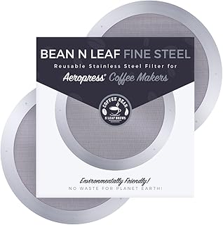 2-Pack Premium Filter for AeroPress Coffee Makers. Fits All AeroPress Models Including AeroPress. Reusable, Durable, and W...