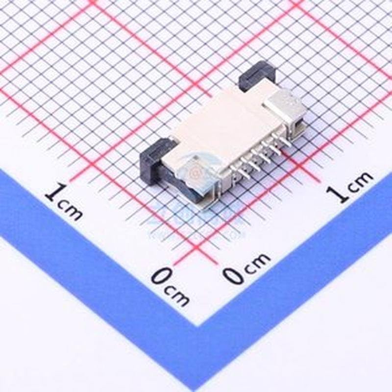 20 Pcs 5P Pitch P=1mm FFC/FPC Connector SMD, P=1mm KH-CL1.0-H2.5-5PIN