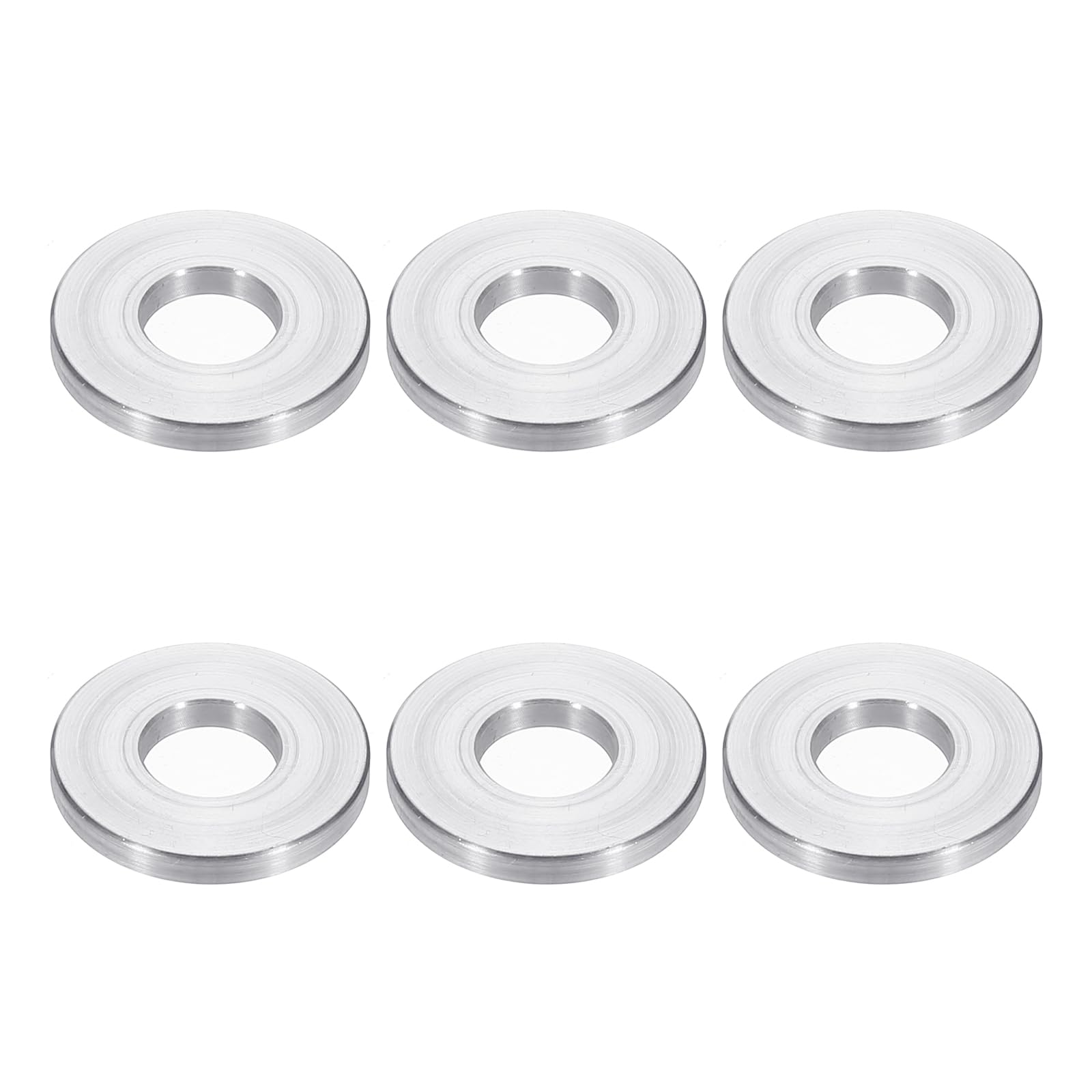 PATIKIL M8 Aluminum Spacers, 6pcs 5/16" x 3/4" Round Metal Spacers for 5/16 or M8 Screw Bolts