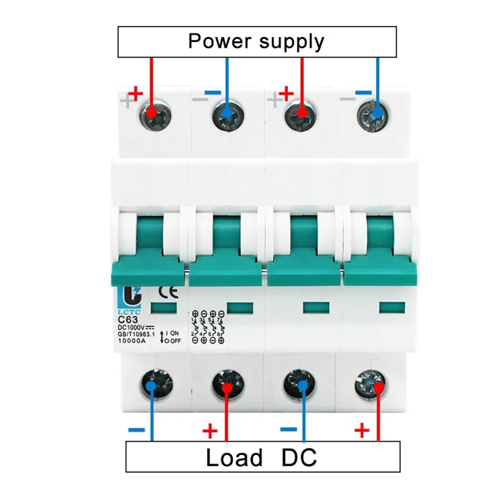 Akozon Interruttore Di Circuito 125A 12V-24V DC – Portafusibili Con Reset Manuale – Per Auto, Barca, Impianti Audio - 5