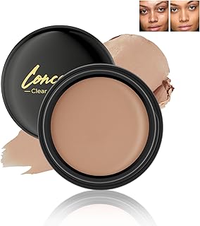 Boobeen Wasserdichtes Foundation-Makeup mit voller Deckkraft, Creamy Skin Foundation Concealer, leichte und langanhaltende, aufbaubare Deckkraft für ein makelloses Finish