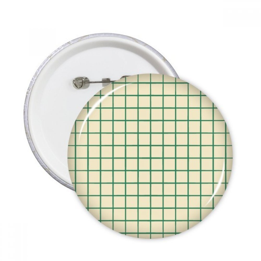 Badge cadeau blanc Green Grid original pour offrir à un amateur de mode