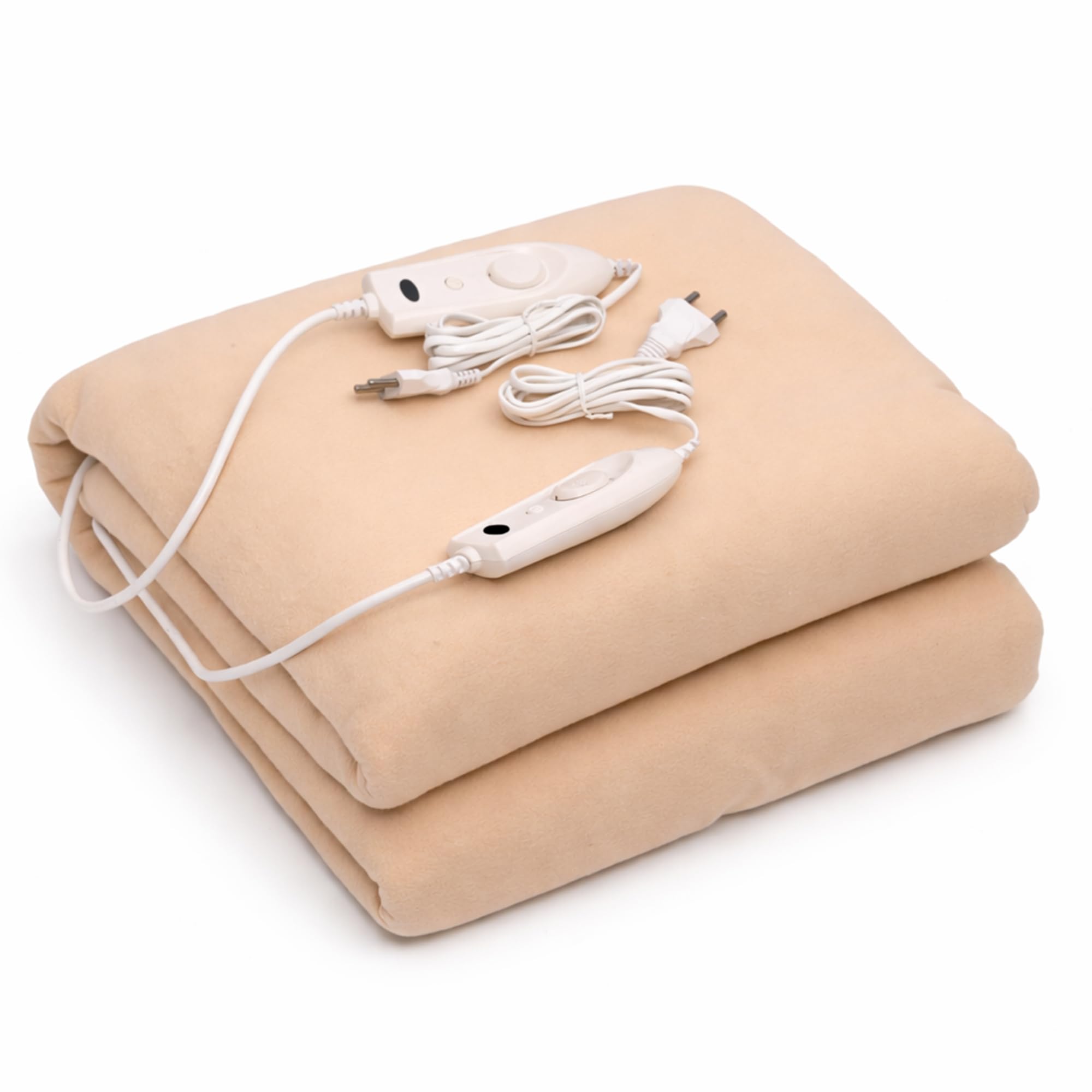 Expressions Polar Electric Bed Warmer - Electric Under Blanket - Double Bed Size (150cms x 160cms) with 3 Heat Settings & Dual Safety Feature with Over Heat Protection - Color: Skin Brown-image-43