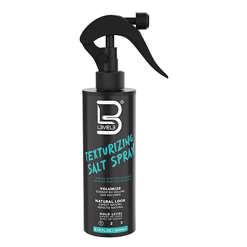 L3 Level 3 Sea Salt Texturizing Spray - Creates Beachy