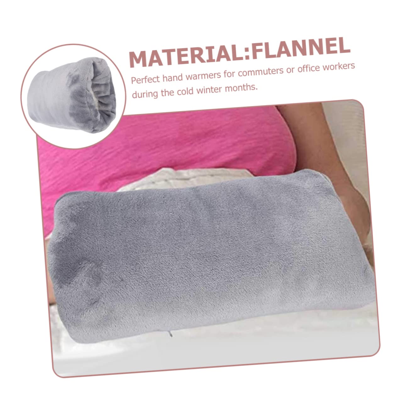 BESPORTBLE 2 Pz Scaldamani Riscaldato Scaldamani Portatile Riscaldatore Portatile Scaldabiberon e Custodia Elettrica Più Calde Flanella Guanti Caldi Campeggio