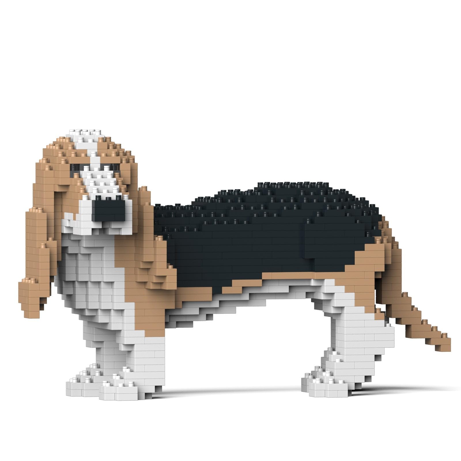 JEKCA Basset Hound 01S-M02 | Dog Plastic Building Blocks | Age 14+