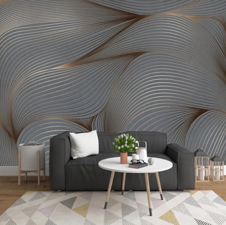 Papier peint art moderne rétro 3D grand format 300x210 cm
