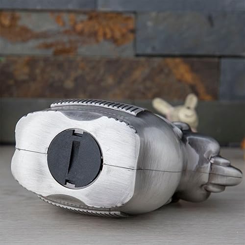 Miniatura 5 de 5.43 x 2.87 x 4.72 pulgadas, lindo elefante de aleación, alcancía de elefante, caja de dinero para ahorrar monedas, tarro de monedas de dibujos