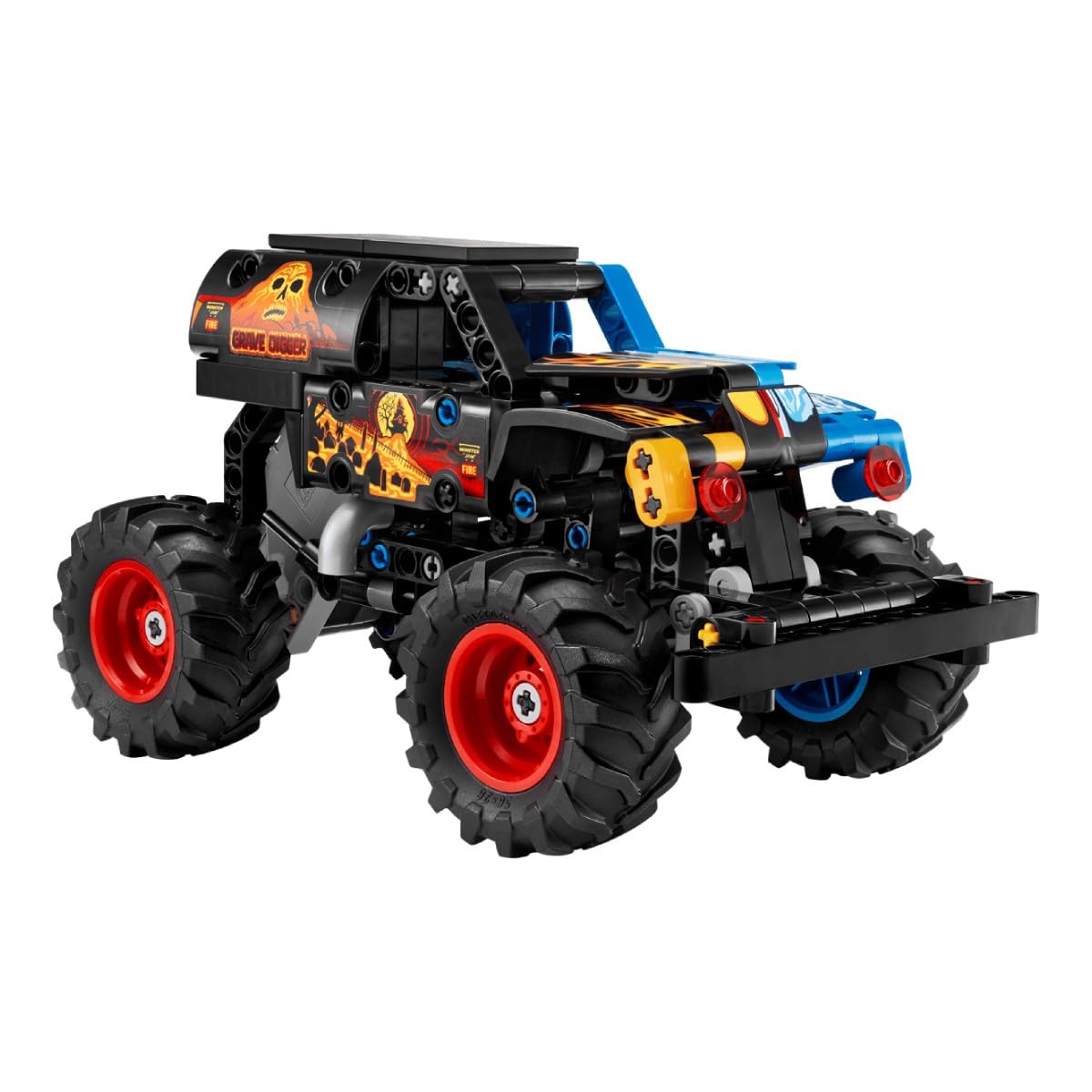 LEGO Technic Monster Jam Grave Digger Fire and Ice - Pull-Back Truck Toy - 42219-image-19