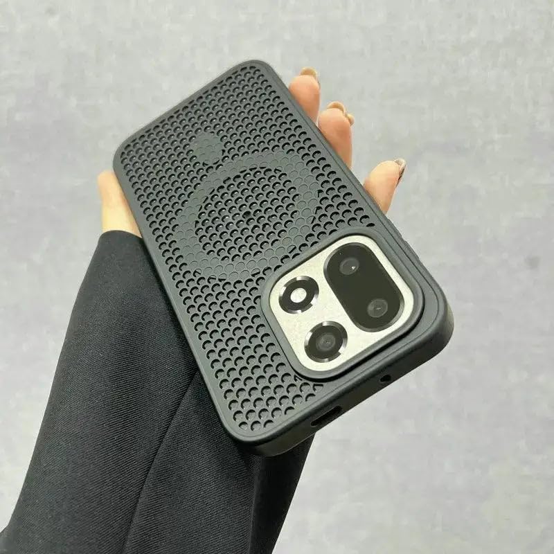 Image of MILLION CASES Heat Deflect Magnetic Dissipation Case for OnePlus 15, OnePlus 15 Back Cover Case(2025) - TPU | Midnight Black