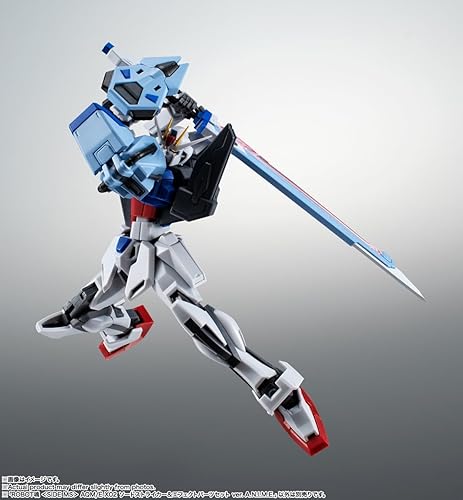 Miniatura 6 de TAMASHII NATIONS - Traje móvil Gundam Seed - AQME-X02 Sword Striker y Set de Partes de Efecto ver. A.N.I.M.E., Figura de Bandai Spirits The Robot