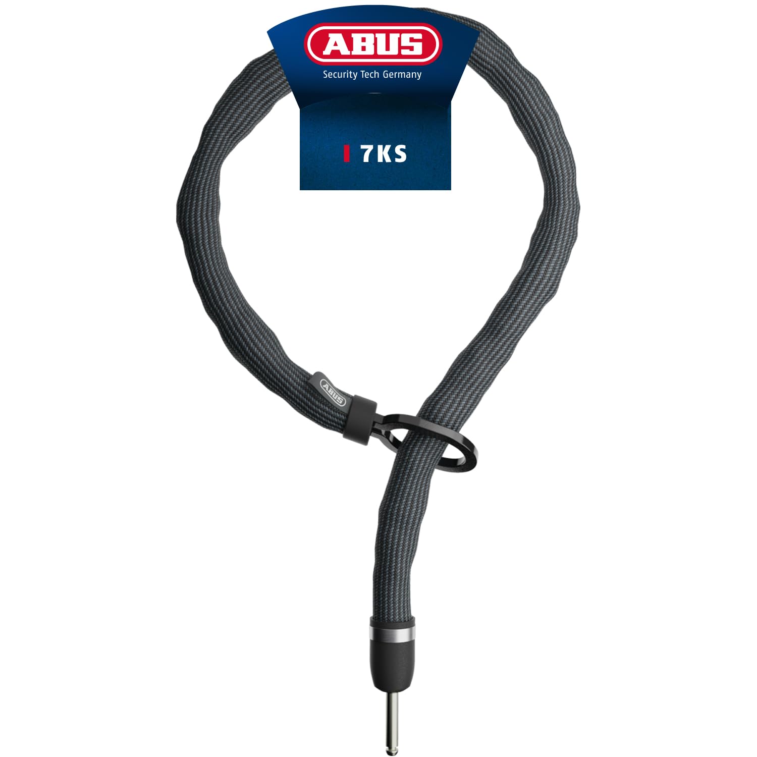 ABUS Einsteckkette ADAPTOR CHAIN Superior 7KS, 100 cm, niebieska | Einsteckkette do zapięć ramowych z łańcuchem 7 mm, hartowana stal, kompatybilna z ABUS