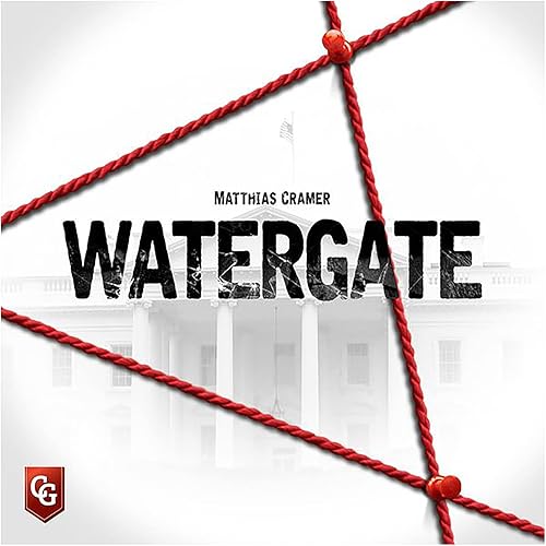 Capstone Games Watergate - White Box Edition - Juego de mesa de estrategia histórica, 2 jugadores, edades de 12 años, de 30 a 60 minutos