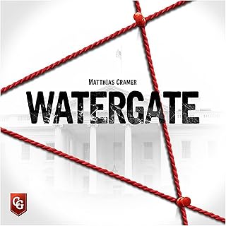 Watergate: White Box Edition – Board Game by Capstone Games 2 Players – Board Games for Game Night 30-60 Minutes of Gameplay – Games for Family Game Night – Teens and Adults Ages - English