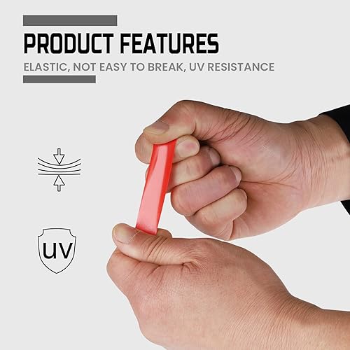 Miniatura 7 de Lichamp Paquete de 10 cintas eléctricas de colores impermeables, 3/4 pulgadas x 66 pies, cinta eléctrica de alta temperatura de grado industrial con