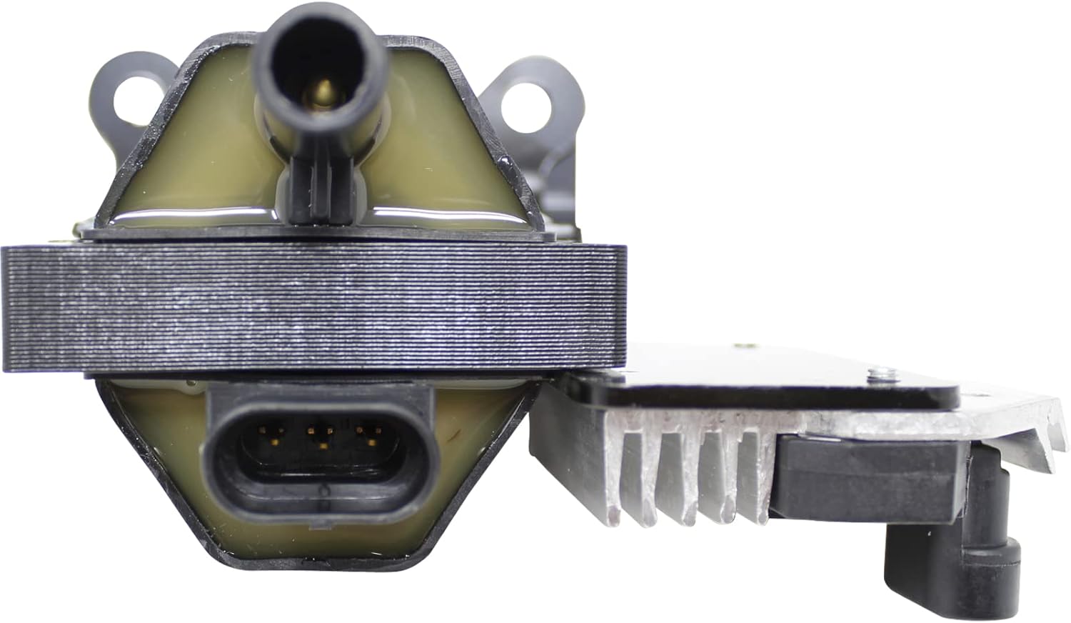 AIP Electronics Coil Ignition Module Heat Sink & Bracket Compatible/Replacement for 96-07 Chevy Cadillac Pontiac Isuzu Buick 4.3L 5.0L 5.7L Replaces 19418996 19352931 10474610 10457978 OEM Fit C49C