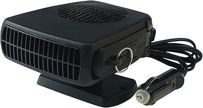 Enerfero Car Heater 12 V, Winter Car Heating Kit 150 W Heater Car Cigarette Lighter, Fog Car Cooling Fan Heating 2 in 1 for Windscreen