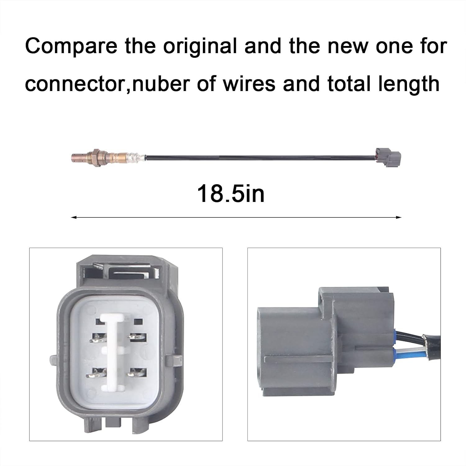 234-9005 O2 Oxygen Sensor Air Fuel Ratio Upstream Compatible with CRV 2.4L L4 02-04 Civic 1.3L L4 03-05 Civic 1.7L L4 01-05 RSX 2.0L L4 02-04 1Pcs