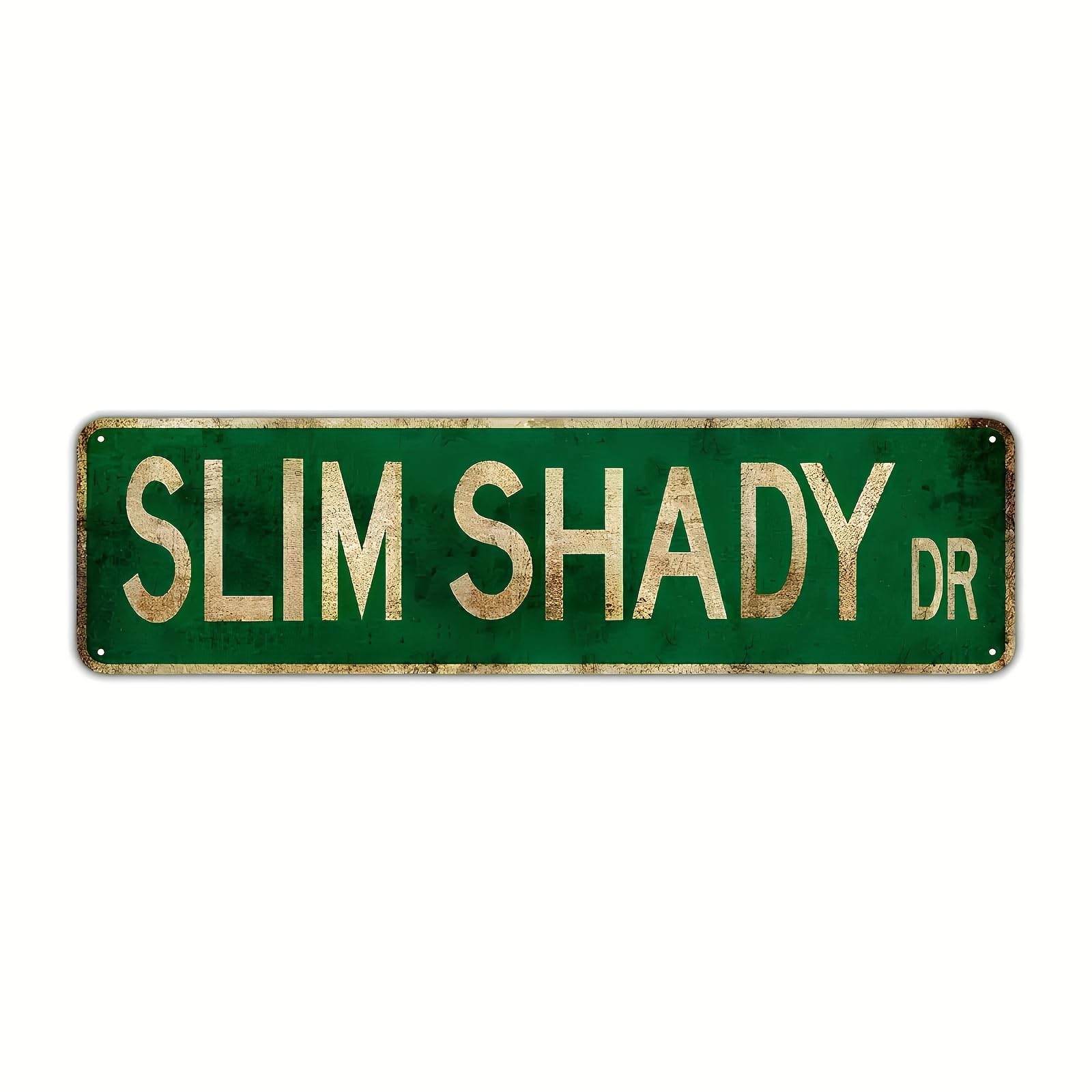 One item, thin shadow doc tin plate (16“X 4”/40X10CM), novelty street signs, home decor, wall decor, restaurant decor, cafe decor, garage decor, farmhouse decor Halloween Christmas gift