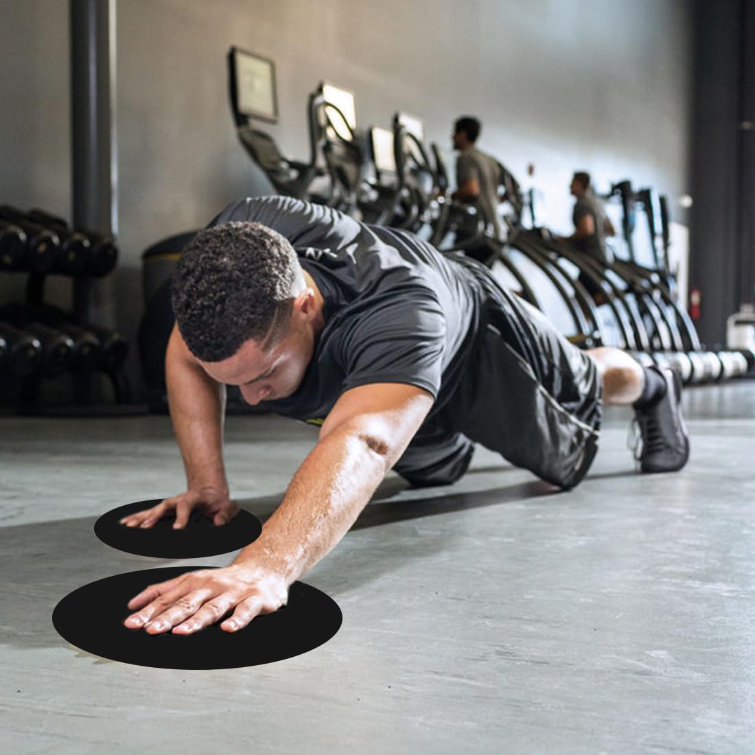 SGERUFZ 1 Paia Core Sliders Dischi Scorrevoli a Doppia Faccia per Allenamento Addominali Yoga Pilates Adatti a Moquette e Pavimenti in Legno Ideali per Casa e Palestra