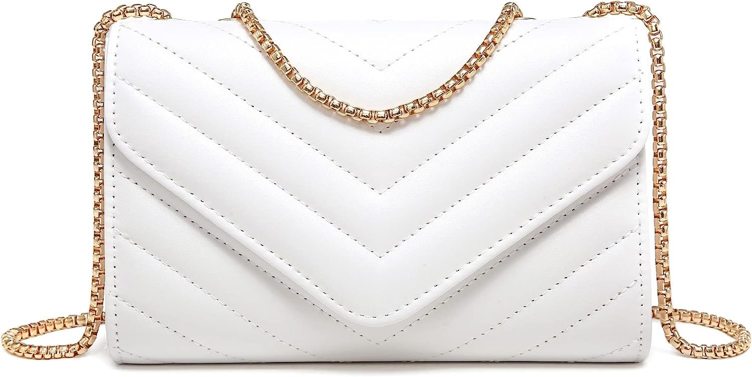 krifty Quilted Leather Crossbody Bag with Gold Chain Strap-picture-56