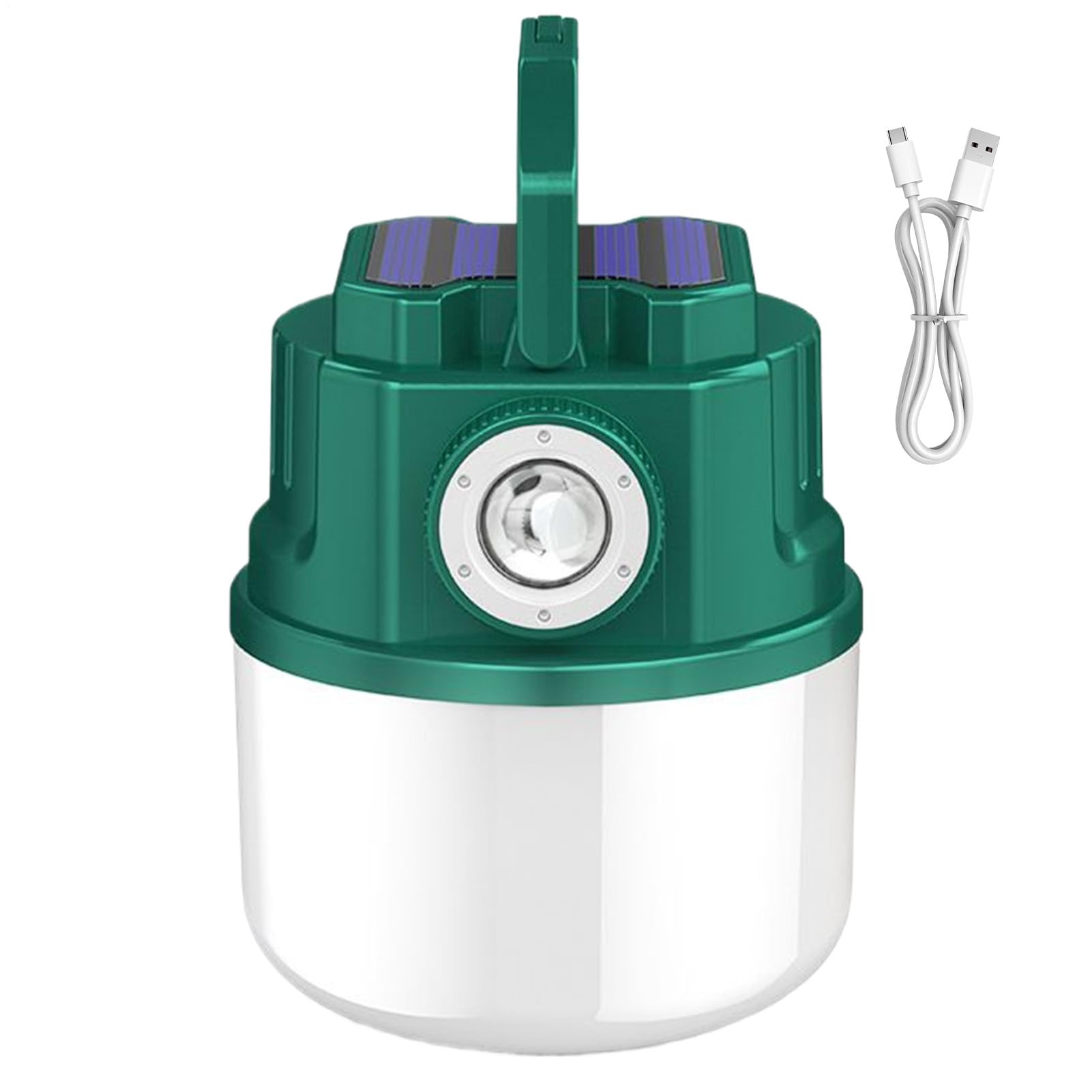 Luz para tienda de exterior portátil y linterna solar de senderismo 8