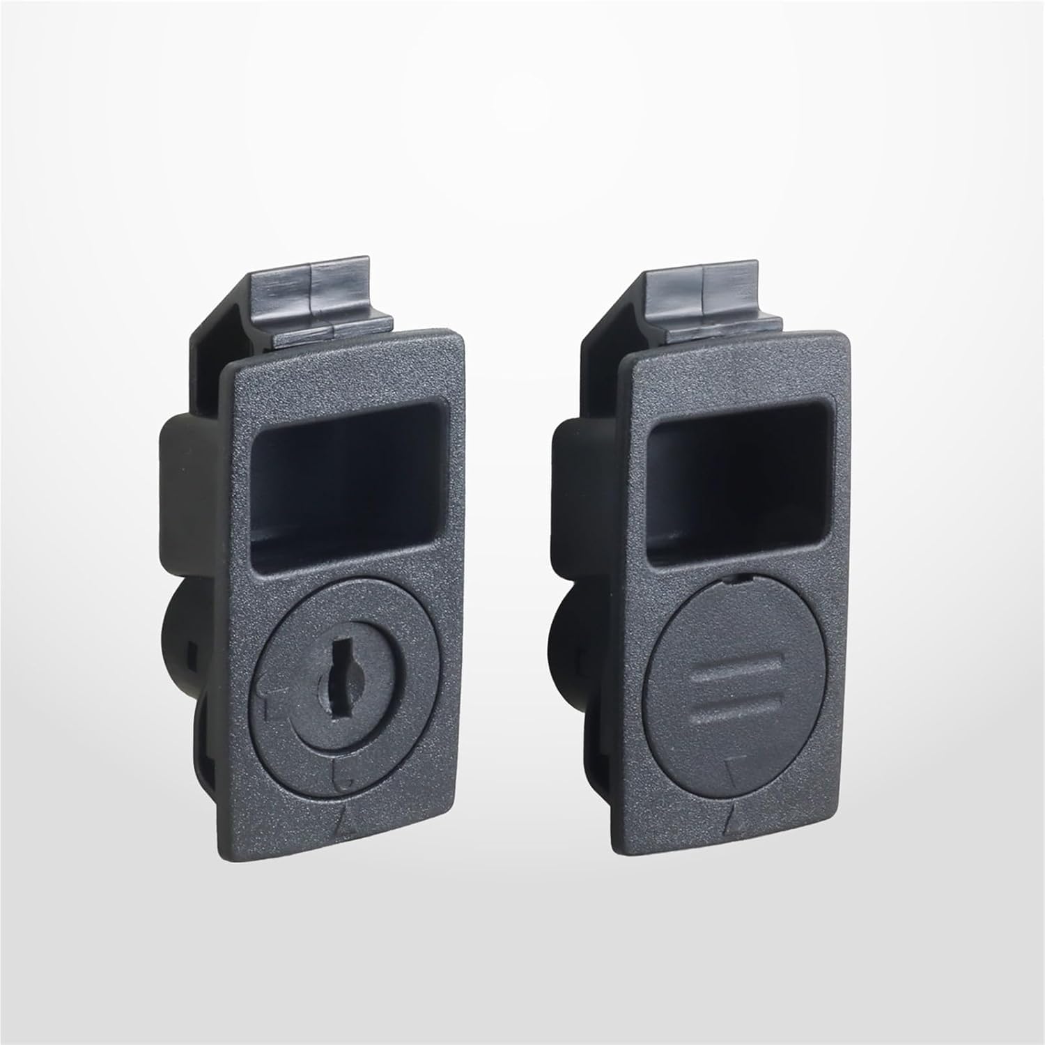 Cabinet Lock MS9008P-1-1 with Key – Plastic Latch for Distribution Panels, 1 Piece(MS9008P 1 1withkey)