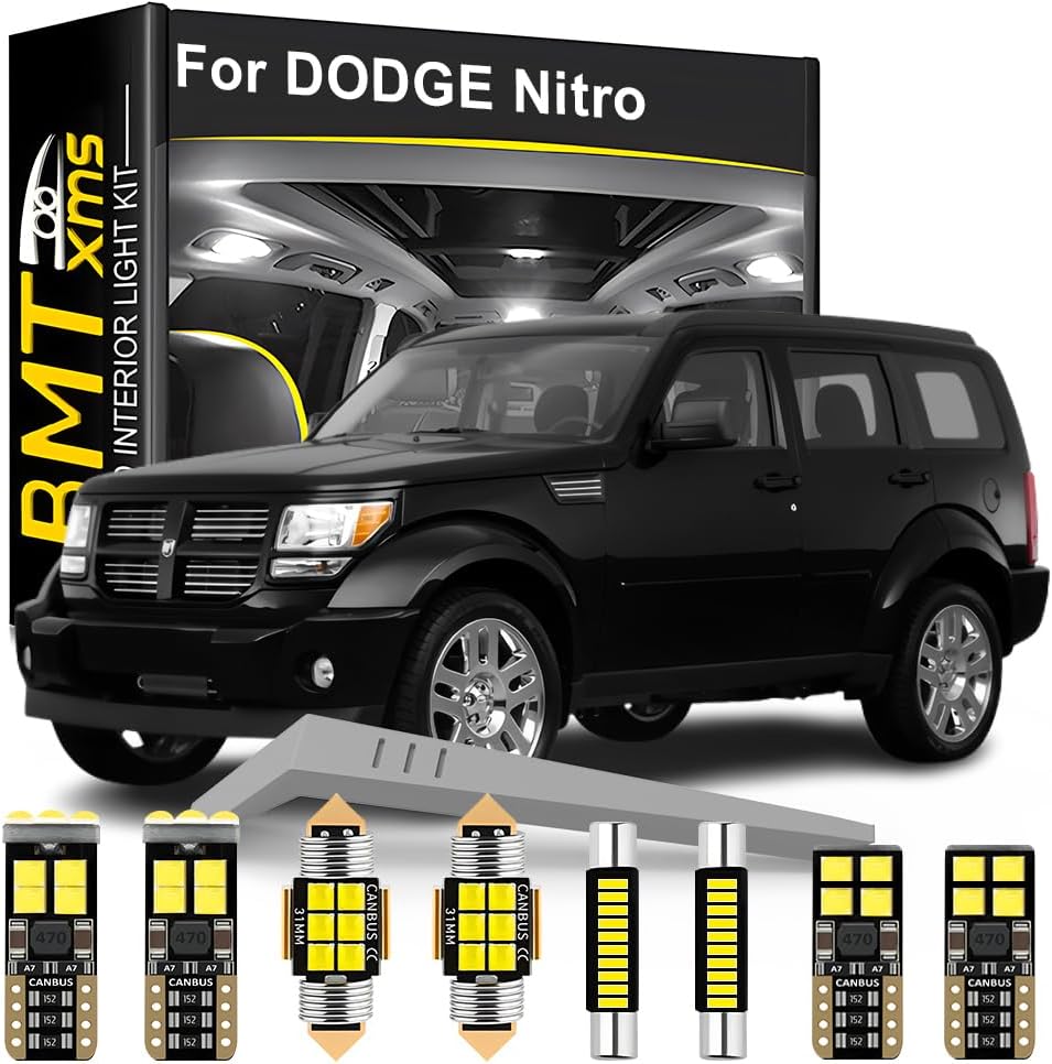 LED Interior Light Kit Replacement for DODGE Nitro 2006 2007 2008 2009 2010 2011
