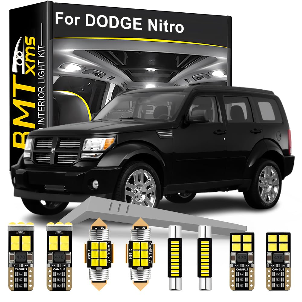 LED Interior Light Kit Replacement for DODGE Nitro 2006 2007 2008 2009 2010 2011