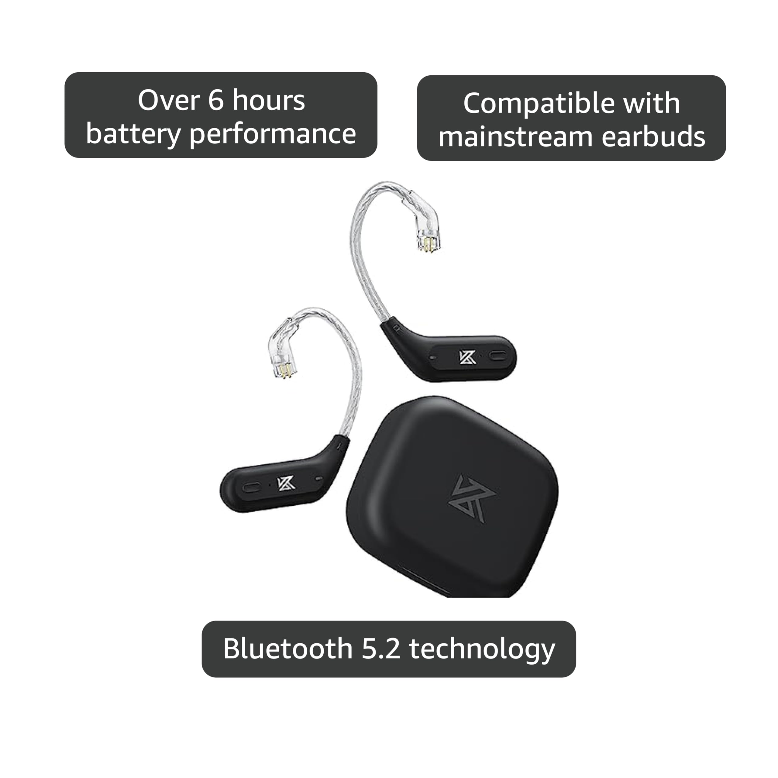 Amazon.com: KZ AZ09 IEM Bluetooth 5.4 Adapter, KZ ZS10 PRO