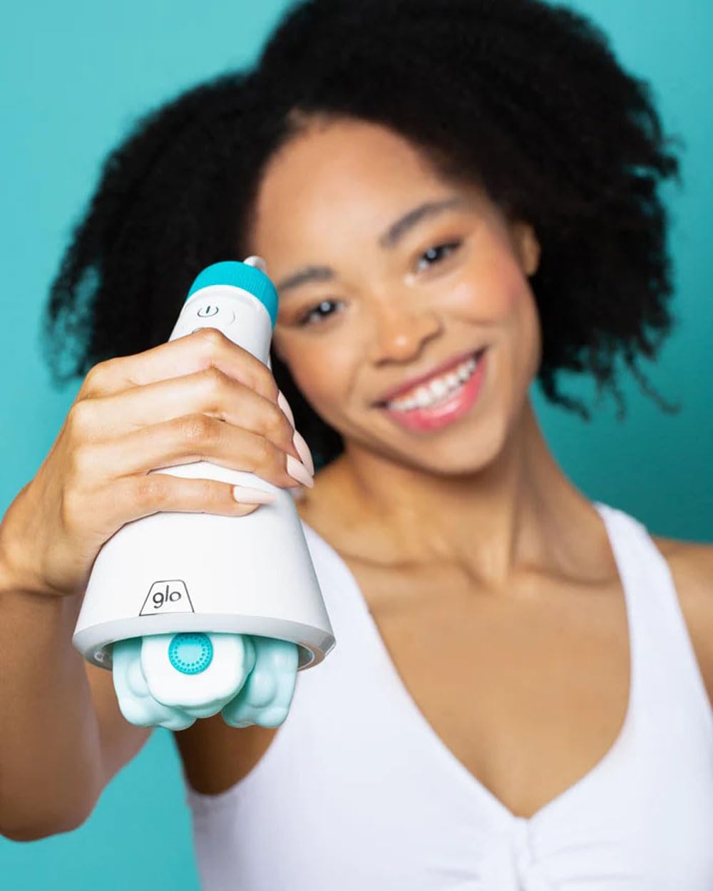 Glo 910 Testina Fredda Cool Legs | Massaggiatore per Gambe Effetto Freddo | Crioterapia per Gambe Stanche | Massaggio Freddo per Gambe e Glutei | Criomassaggio per Attivare la Circolazione